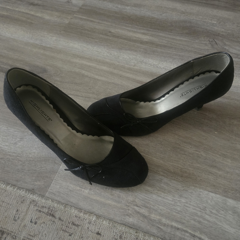 Black Heels by Highlights Size 8